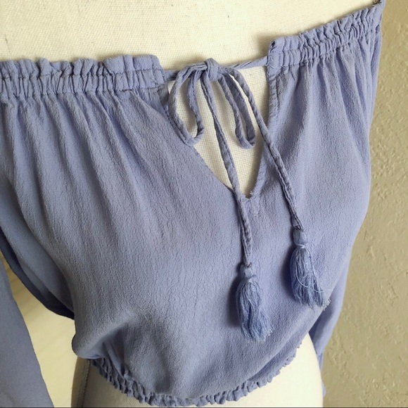 Forever 21 Off-the-Shoulder Crop Top - Picture 3 of 3